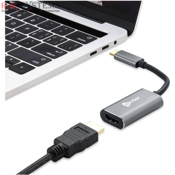 Enter Type C to HDMI Adapter E C2HD