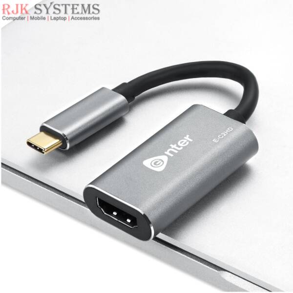 Enter Type C to HDMI Adapter E C2HD