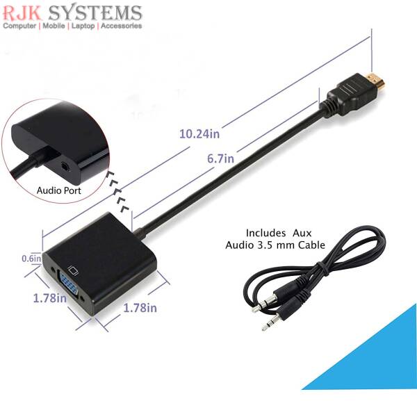 HDMI to VGA with Audio