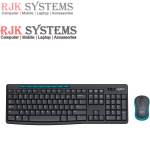 Logitech MK275 Wireless Keyboard and Mouse Combo, 2.4 GHz Compact Wireless Mouse - Black