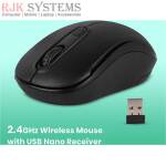 ZEBRONICS zeb-dash Wireless Optical Mouse  (2.4GHz Wireless, Black)