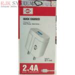 ETAR ET-140 2.4A Smart Fast Travel Charger V8